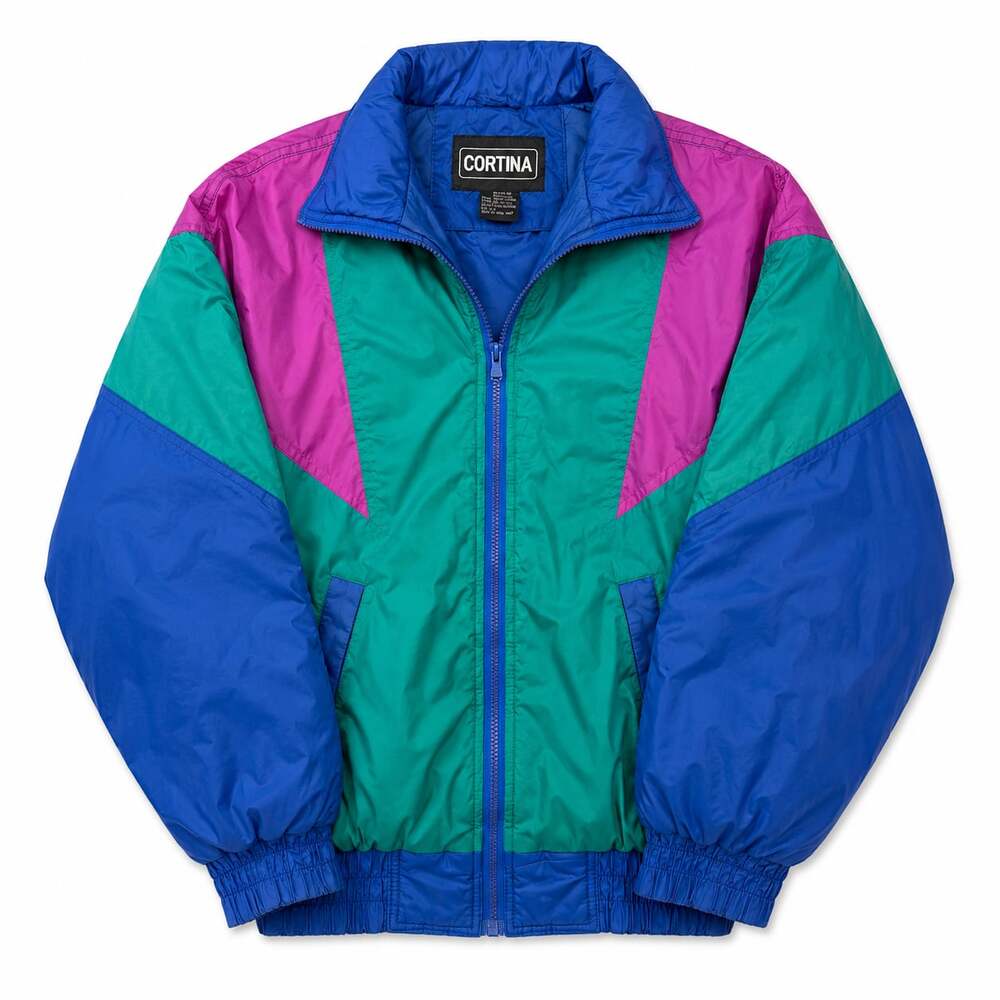 Vintage Cortina Colorblock Puffer Jacket Size S